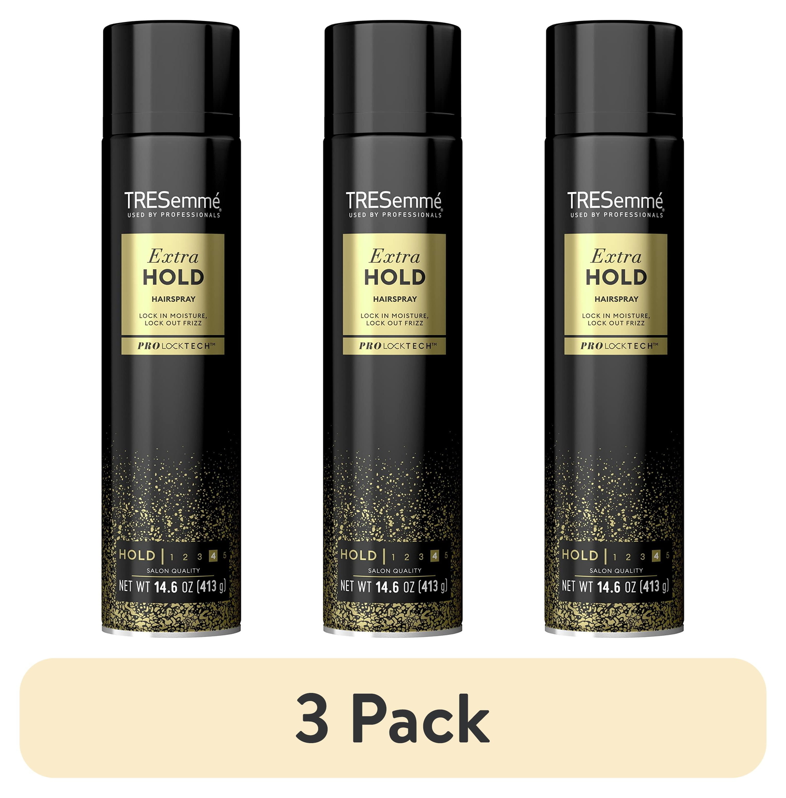 (3 pack) TRESemme Extra Hold Lock In Moisture Hairspray, 14.6 oz US