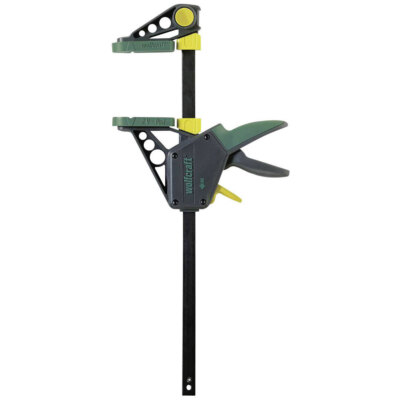 Wolfcraft 3031000 One Hand Clamp PRO 120KG Strength 300MM Opening 100MM Tip
