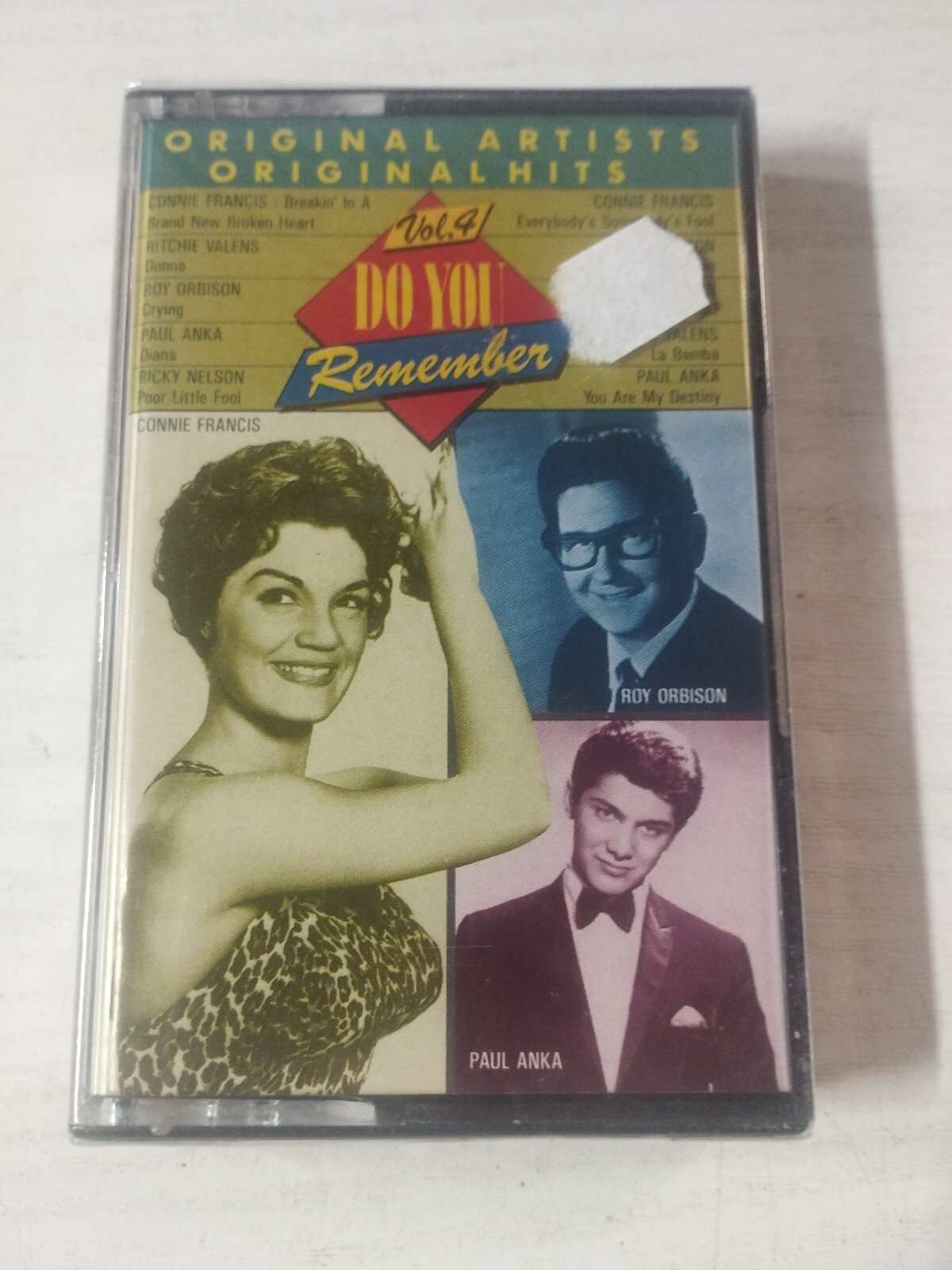 Do You Remember Vol 4 Connie Francis Paul Anka Orbison Tape Cassette New