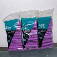 Lot of 3 Packs Salon Care Professional Purple Perm Rods 12/Pack 3/4  18mm