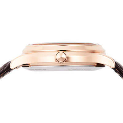 ORIENT CLASSIC RN-AG0727Y Automatic Watch Brown Dial Leather Band