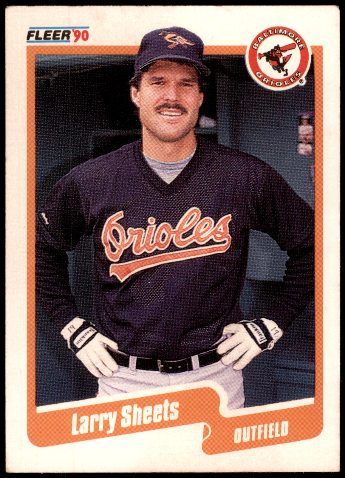 Larry Sheets #189a 1990 Fleer