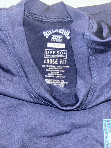 Billabong Boys LS Surf Tee Crayon Wave Rash Guard Small/10 NWT Free Shipping - Picture 8 of 11