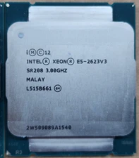 Lot of 4 Intel Xeon E5-2623V3 3.0GHz 4-Core 10MB Cache CPU SR208