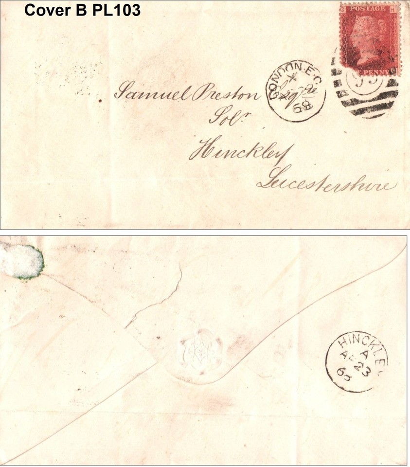 QV Covers 1840 - 1879 1d Red & GB Postal History Postmarks Locations ...