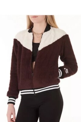 Nike Monochrome Sherpa Sportswear jacket Size Large