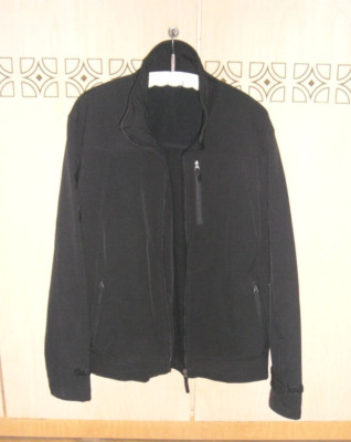 schwarze Jacke Herren, Crane, Gr. 48/50, M, Polyester / Elastan