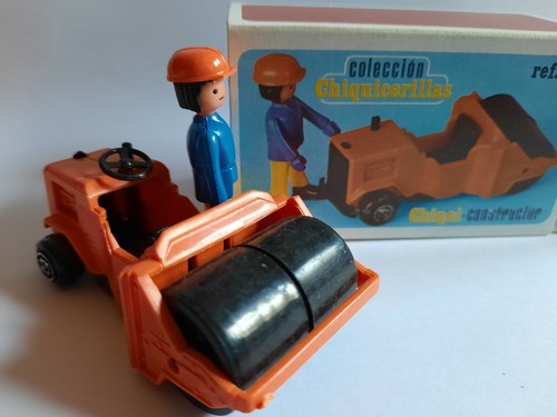 GUISVAL apisonadora Chiquival 1/64 Made in Spain roller in box coche caja car - Imagen 4 de 9