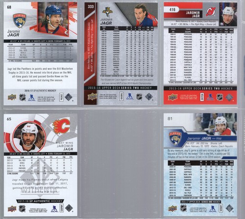 Lot of (77) JAROMIR JAGR Starter Collection - No Duplicates w/Inserts - Picture 18 of 18
