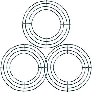 Sumind Wire Wreath Rings Wire Wreath Frame For New Year Valentines