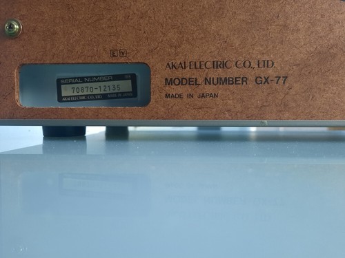 Akai GX-77 Reel to Reel AutoRev in Black - Picture 7 of 11