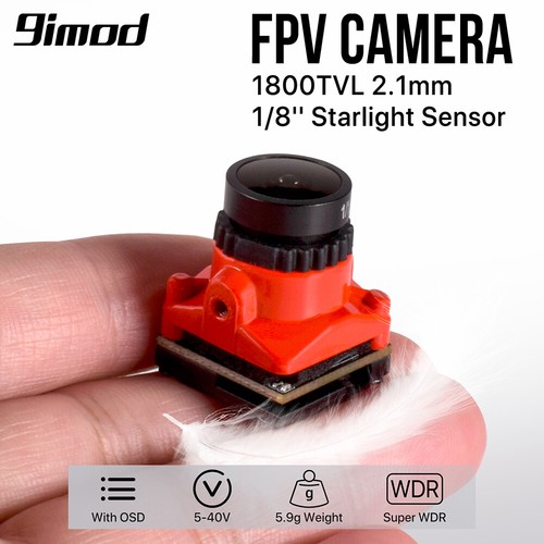 RC FPV Mini Camera 1800TVL 5MP 1/3 coms Sensor for RC Racing Drone - Picture 4 of 25