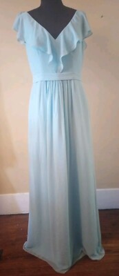 Jasmine Formal classic maxi dress Women Size 12 dress Powder Blue Color Light