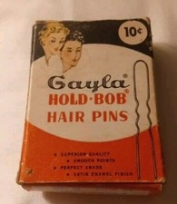 Vintage Hair Pins Retro Gayla 1956 Gaylord Products Theatre Prop Bobby Pins