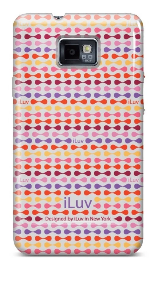 iLuv iSS222 Samsung Galaxy SII Hard Shell Case with Patterns 2 Colours - Image 2 of 2