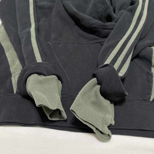 Authentic Y2K Adidas Youth XL Football Equipment Pullover Hoodie Thumb Holes - Picture 9 of 16