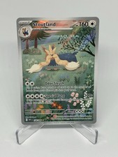 Stoutland 156/086 Illustration Rare White Flare Pokemon Near Mint on eBay