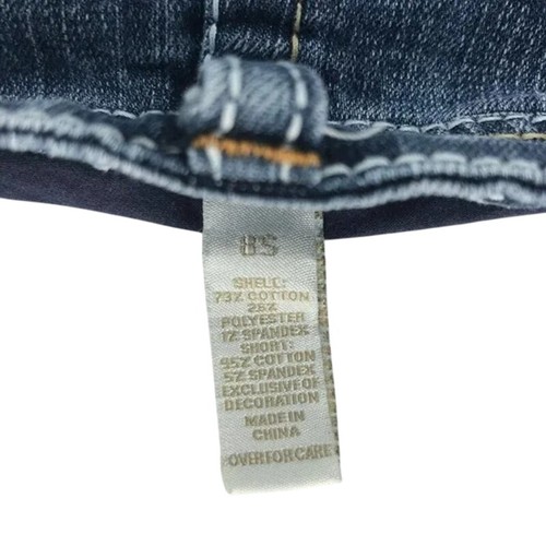 Justice Girls Blue Denim Jean Skirt Youth Size 8S 8 Short - Picture 2 of 6