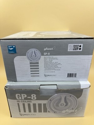 NEW Pair TruAudio Ghost GP-8 8'' In-Ceiling Pro Home Theater Speakers NIB Climate