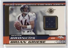 2001 Pacific Vanguard Double-Sided Jerseys Brian Griese Olandis Gary #25 10k8