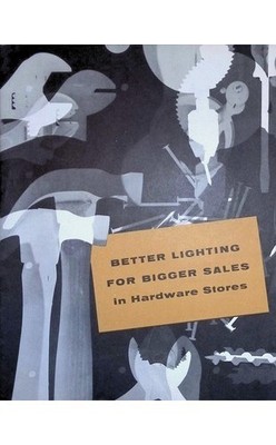 1953 Sylvania Lighting Hardware Store Sales Guide & Technical Specs Mid-Century