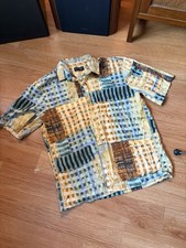 Jams World Hawaiian Shirt XL Surfline Pattern Rare 50 Years Made In Hawaii