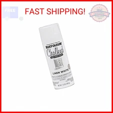 Rust-Oleum Linen White Chalked All-in-One Ultra Matte Spray Paint | One Coat Cov