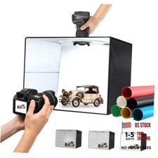 Photo Studio Box,50cmx40cmx40cm Folding Lightbox with 150 LED 20x16inch