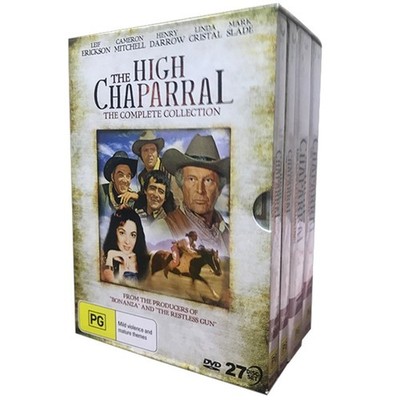 The HIGH CHAPARRAL the Complete Series Collection Seasons 1-4 (DVD 27-Disc) /US