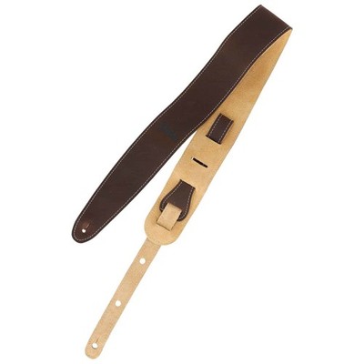 Taylor Strap Chocolate Brown Leather Suede Back