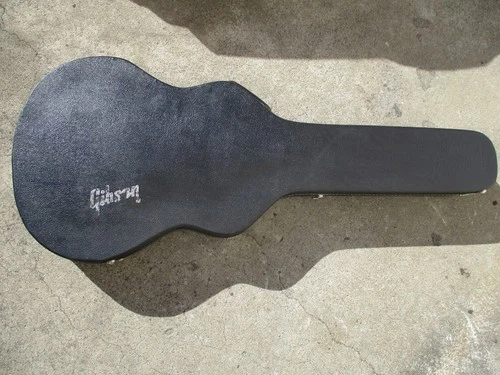 RARE Gibson ES-369 EBONY 1980 Electric Guitar & HARDSHELL CASE EXCELLENT