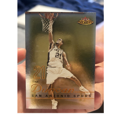 Fleer Mystique 2003-04 Tim Duncan #38 San Antonio Spurs Gold /150