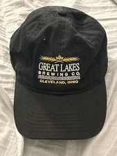 Great Lakes Brewing Co Black Adult Strapback Hat Beer Dad Cap Adjustable
