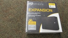 Seagate ExpansionPLUS 8TB HDD, USB 3, External Hard Drive - Black (STKR8000400)
