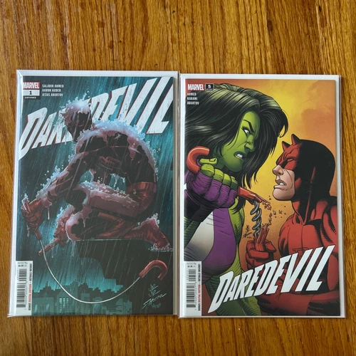 Daredevil #1 & #5  Marvel Comics Saladin Ahmed 1st prints VF/NM