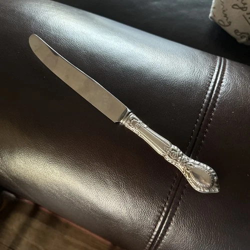 Reed & Barton GUILDHALL Sterling Silver Dinner Knife 9" PLATED BLADE 1941