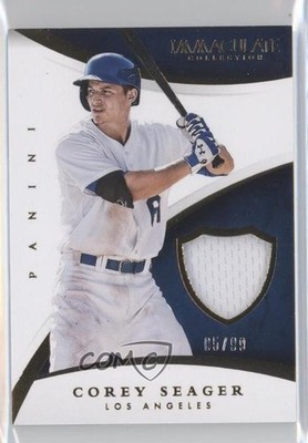 2015 Panini Immaculate Swatches 5/99 Corey Seager #67 1j2