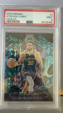Panini 2023-24 Mosaic Genesis Mosaic Prizm Stephen Curry #3 PSA 9 Warriors