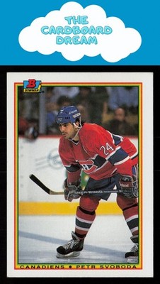 Petr Svoboda 1990-91 Bowman #46 Montreal Canadiens Hockey Card