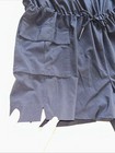 Athleta Womens Sutton Drawstring Romper Shorts Size 6 Black Pockets Short Sleeve — photo 8