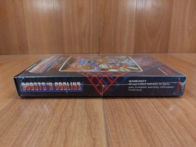 MINTY BOX CIB Hangtab Ghosts 'N Goblins 1st Print complete in nes lot w/ Shrink