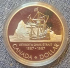 1987 Canadian Dollar Proof • 50% Silver • 50% Copper • In Capsule