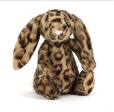 Jellycat Cobblehop Leopard Bunny Plush Toy Doll Soft Stuffed Gifts With Dust Bag