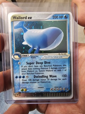 Pokemon TCG English Card Sandstorm Wailord ex 100/100 Ultra Rare