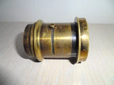 Antique    Brass Lens Large Format Rapid Rectilinear    #0286
