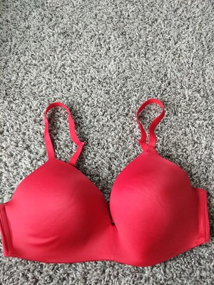 WACOAL b.tempted Dark Red Push-Up Bra, Size 34C