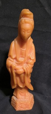 Collectible Vintage Pomander Decorative Asian Person Figurine Sculpture 10''