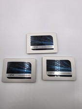 Crucial MX500 250GB 2.5in SSD (3 - Pack) -( 85% Health, No Blocks Detected)