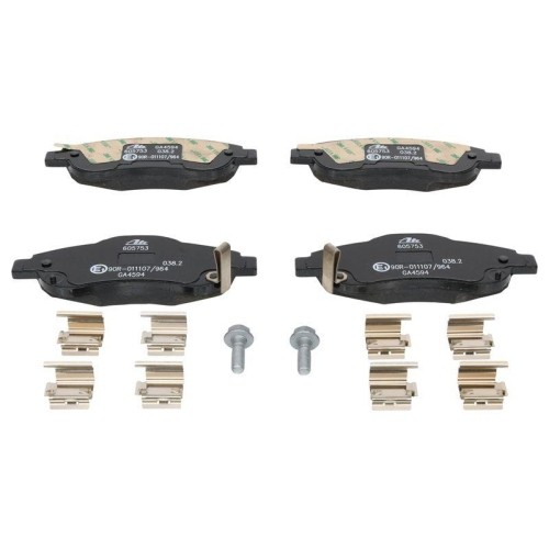 Plaquettes de frein à disque ATE 13-0460-5753-2 en céramique premium pour Honda