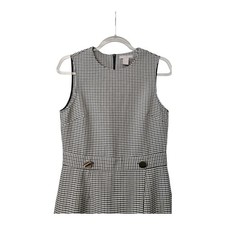 h&m gold label dress h&m gold label black velour pearl dress main image 1